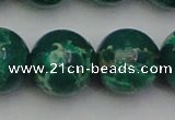 CDE2087 15.5 inches 24mm round dyed sea sediment jasper beads