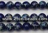 CDE2089 15.5 inches 6mm round dyed sea sediment jasper beads