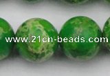 CDE2229 15.5 inches 22mm round dyed sea sediment jasper beads