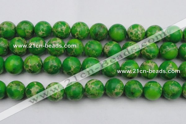 CDE2229 15.5 inches 22mm round dyed sea sediment jasper beads