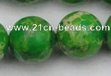 CDE2230 15.5 inches 24mm round dyed sea sediment jasper beads