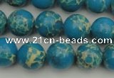 CDE2234 15.5 inches 10mm round dyed sea sediment jasper beads