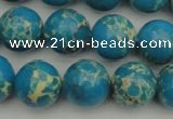 CDE2235 15.5 inches 12mm round dyed sea sediment jasper beads