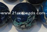 CDE224 15.5 inches 24mm round dyed sea sediment jasper beads