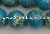 CDE2240 15.5 inches 22mm round dyed sea sediment jasper beads