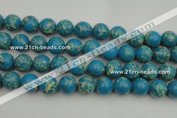 CDE2240 15.5 inches 22mm round dyed sea sediment jasper beads
