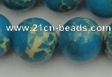 CDE2241 15.5 inches 24mm round dyed sea sediment jasper beads