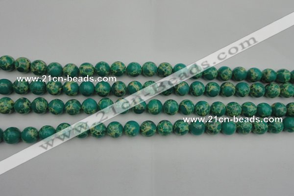 CDE2243 15.5 inches 6mm round dyed sea sediment jasper beads