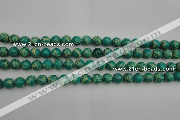 CDE2244 15.5 inches 8mm round dyed sea sediment jasper beads