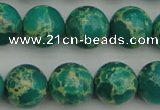 CDE2246 15.5 inches 12mm round dyed sea sediment jasper beads