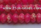 CDE2613 15.5 inches 13*18mm rondelle dyed sea sediment jasper beads