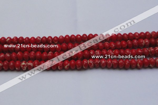 CDE2621 15.5 inches 13*18mm rondelle dyed sea sediment jasper beads