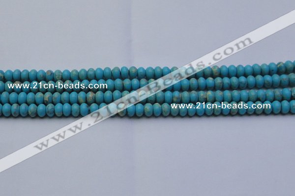 CDE2640 15.5 inches 5*8mm rondelle dyed sea sediment jasper beads