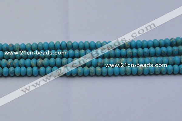 CDE2642 15.5 inches 8*12mm rondelle dyed sea sediment jasper beads