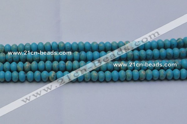 CDE2644 15.5 inches 12*16mm rondelle dyed sea sediment jasper beads