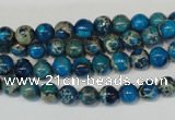 CDE265 15.5 inches 6mm round dyed sea sediment jasper beads