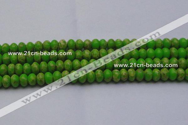 CDE2662 15.5 inches 15*20mm rondelle dyed sea sediment jasper beads