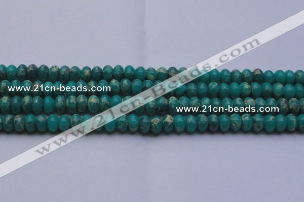 CDE2669 15.5 inches 13*18mm rondelle dyed sea sediment jasper beads