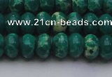 CDE2677 15.5 inches 13*18mm rondelle dyed sea sediment jasper beads