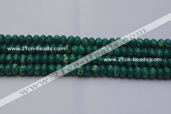 CDE2678 15.5 inches 15*20mm rondelle dyed sea sediment jasper beads