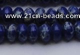 CDE2684 15.5 inches 12*16mm rondelle dyed sea sediment jasper beads