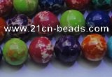 CDE2692 15.5 inches 12mm round dyed sea sediment jasper beads