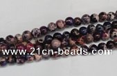 CDE360 15.5 inches 4mm round dyed sea sediment jasper beads