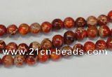 CDE491 15.5 inches 6mm round dyed sea sediment jasper beads