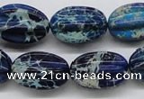 CDE61 15.5 inches 16*23mm star fruit shaped dyed sea sediment jasper beads