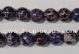 CDE696 15.5 inches 10mm round dyed sea sediment jasper beads