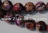 CDE697 15.5 inches 12mm round dyed sea sediment jasper beads