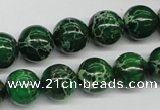 CDE70 15.5 inches 12mm round dyed sea sediment jasper beads