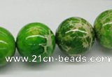 CDE84 15.5 inches 18mm round dyed sea sediment jasper beads