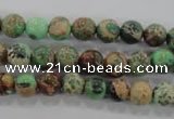 CDE851 15.5 inches 6mm round dyed sea sediment jasper beads wholesale