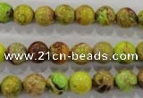 CDE863 15.5 inches 10mm round dyed sea sediment jasper beads wholesale