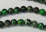 CDE956 15.5 inches 8mm round dyed sea sediment jasper beads