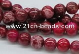 CDI03 16 inches 8mm round dyed imperial jasper beads wholesale