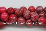 CDI04 16 inches 10mm round dyed imperial jasper beads wholesale