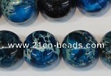 CDI222 15.5 inches 20mm round dyed imperial jasper beads