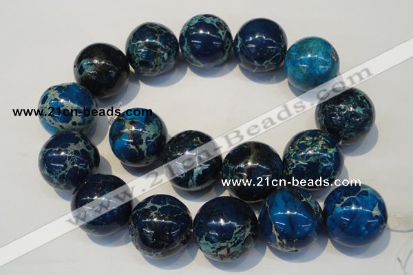 CDI224 15.5 inches 24mm round dyed imperial jasper beads