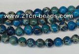 CDI265 15.5 inches 6mm round dyed imperial jasper beads