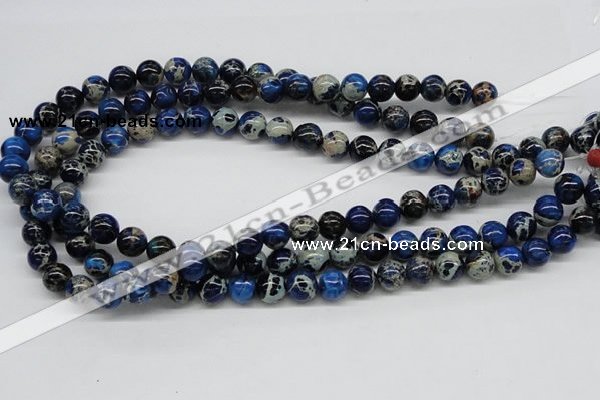 CDI44 16 inches 10mm round dyed imperial jasper beads wholesale