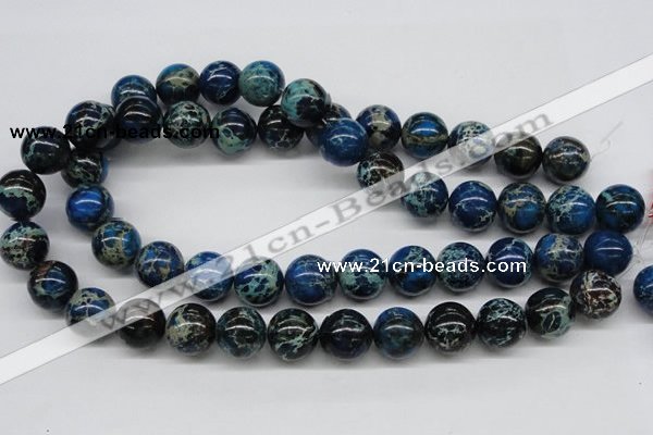 CDI47 16 inches 16mm round dyed imperial jasper beads wholesale