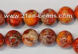 CDI494 15.5 inches 12mm round dyed imperial jasper beads