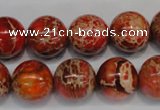 CDI495 15.5 inches 14mm round dyed imperial jasper beads
