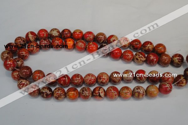 CDI495 15.5 inches 14mm round dyed imperial jasper beads