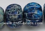 CDI60 16 inches 26*35mm pumpkin dyed imperial jasper beads