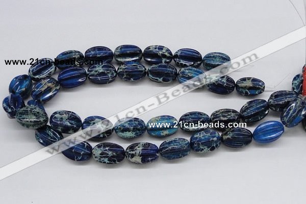 CDI61 16 inches 16*23mm star fruit shaped dyed imperial jasper beads