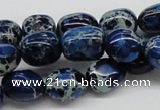 CDI63 16 inches 12*15mm nuggets dyed imperial jasper beads wholesale