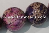 CDI699 15.5 inches 24mm round dyed imperial jasper beads